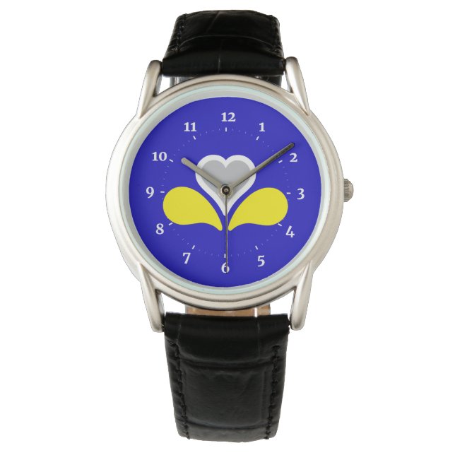 Reloj de pulsera de la bandera de Bruselas, Bélgic (Anverso)