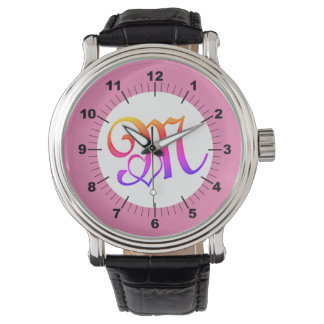 Reloj De Pulsera De la letra M