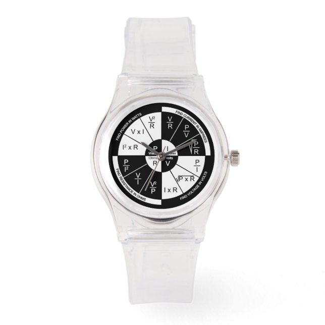 Reloj de pulsera de la Ley de Ohm (Anverso)