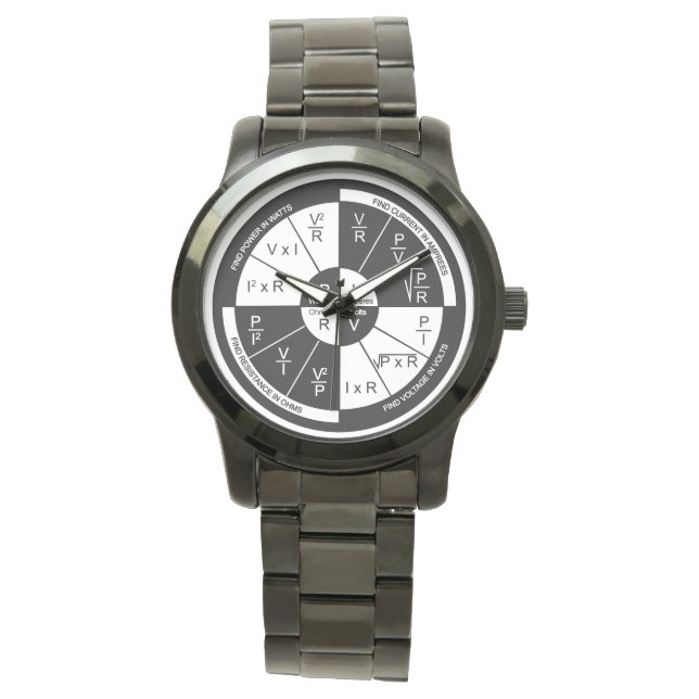Reloj de pulsera de la Ley de Ohm (Anverso)