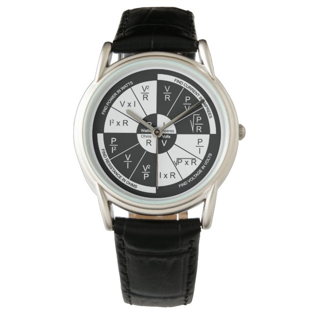 Reloj de pulsera de la Ley de Ohm (Anverso)