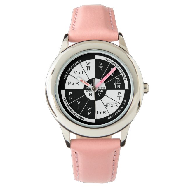 Reloj de pulsera de la Ley de Ohm (Anverso)