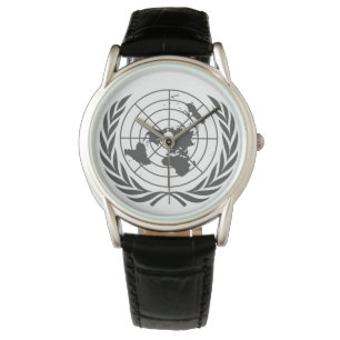 reloj de pulsera de la Tierra plana