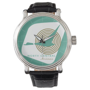 Reloj de pulsera de línea aérea Verde azulada de