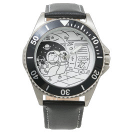 reloj de pulsera de nave espacial