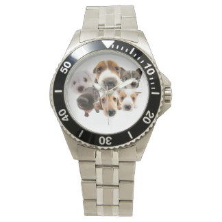 Reloj de pulsera de nueces de cachorro