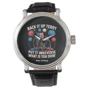 Reloj De Pulsera De Nuevo, Terry Lo Puso Al Contrario Gracioso El 4