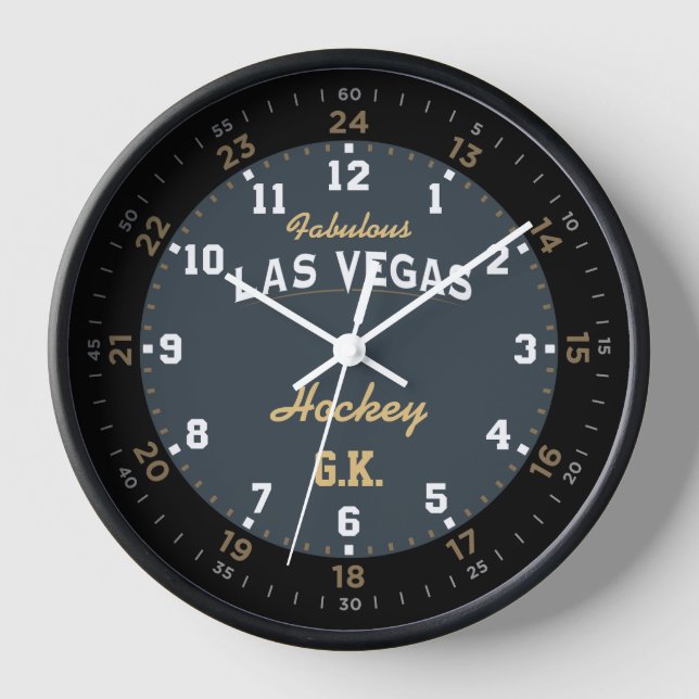 Reloj de pulsera de oro de hockey de Las Vegas (Anverso)