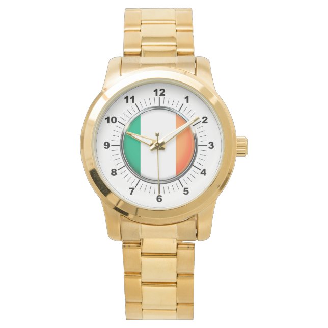 Reloj de pulsera de oro sobredimensionado de la ba (Anverso)