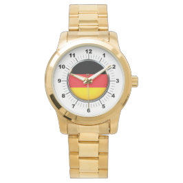 Reloj de pulsera de oro sobredimensionado de la ba