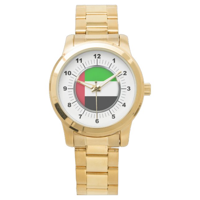 Reloj de pulsera de oro sobredimensionado de la ba (Anverso)