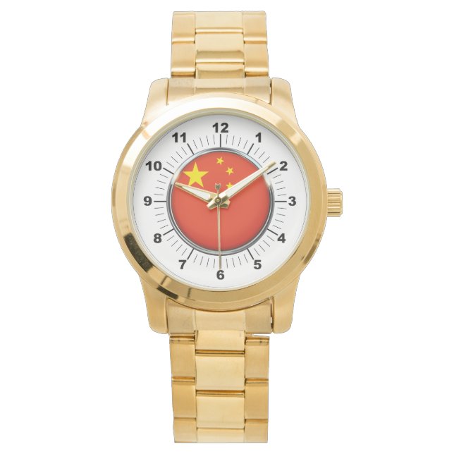 Reloj de pulsera de oro sobredimensionado de la ba (Anverso)