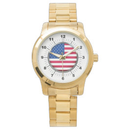 Reloj de pulsera de oro sobredimensionado de la ba