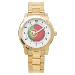 Reloj de pulsera de oro sobredimensionado de la ba