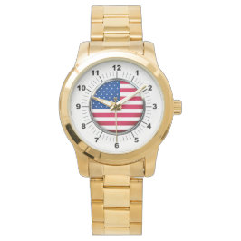 Reloj de pulsera de oro sobredimensionado de la ba