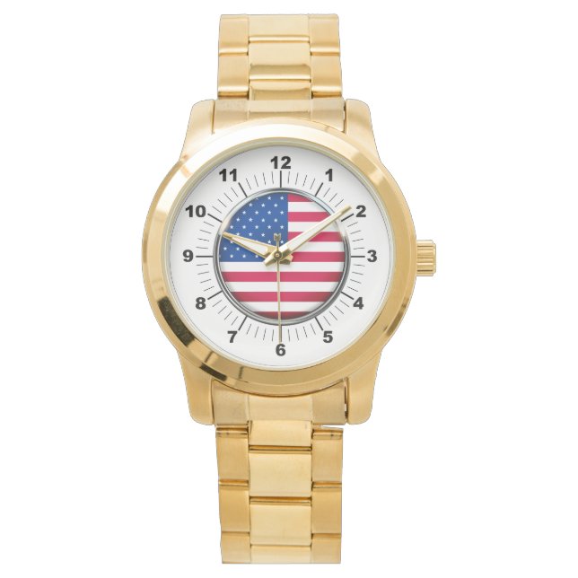 Reloj de pulsera de oro sobredimensionado de la ba (Anverso)