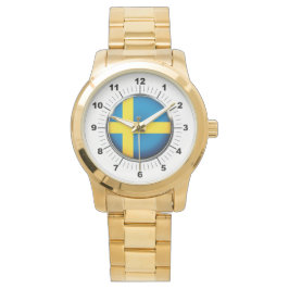 Reloj de pulsera de oro sobredimensionado de la ba