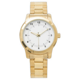 Reloj de pulsera de oro sobredimensionado para hom