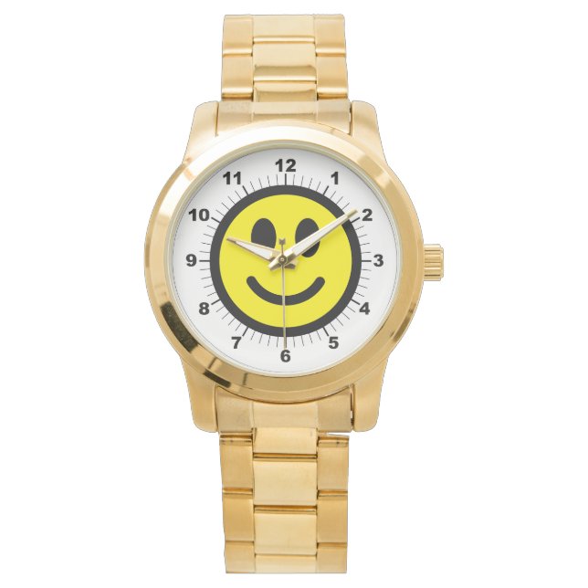 Reloj de pulsera de oro sobredimensionado para muj (Anverso)
