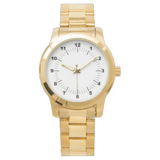 Reloj de pulsera de oro sobredimensionado para muj
