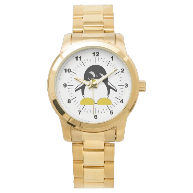 Reloj de pulsera de oro sobredimensionado para pin (Anverso)