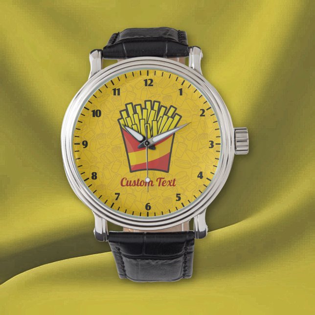 Reloj de pulsera de papas fritas (Subido por el creador)