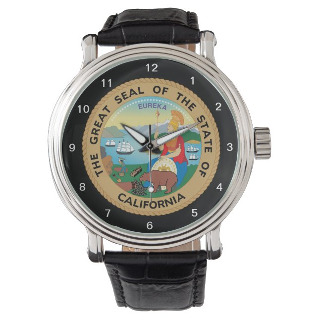 Reloj de pulsera de Personalizado de sellos de Cal (Anverso)