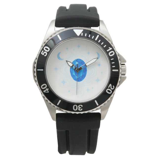 Reloj de pulsera de piedra de nacimiento de septie (Anverso)