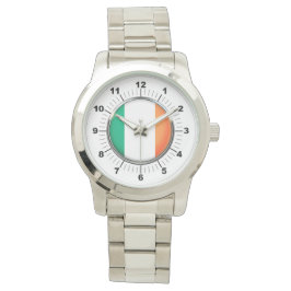 Reloj de pulsera de plata sobredimensionado con ba