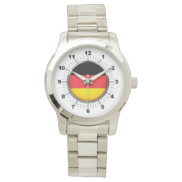 Reloj de pulsera de plata sobredimensionado de la 