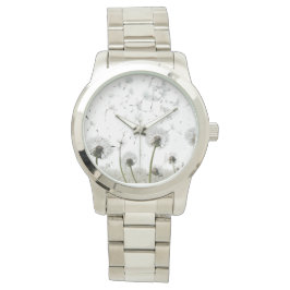 Reloj de pulsera de plata sobredimensionado para m