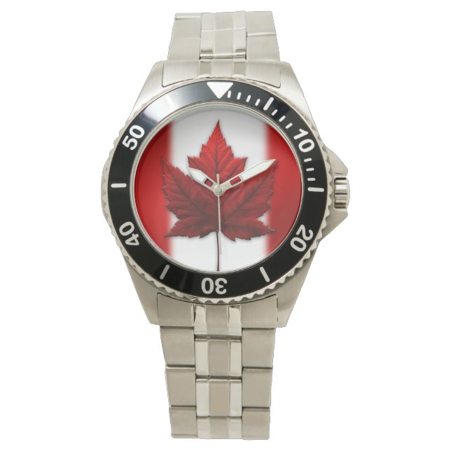 reloj de pulsera de recuerdo con bandera canadiens (Anverso)
