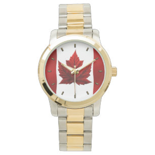 reloj de pulsera de recuerdo con bandera canadiens