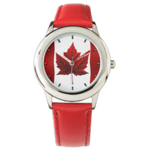 reloj de pulsera de recuerdo con bandera canadiens