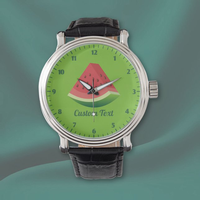 Reloj de pulsera de rodaja de sandía (Subido por el creador)
