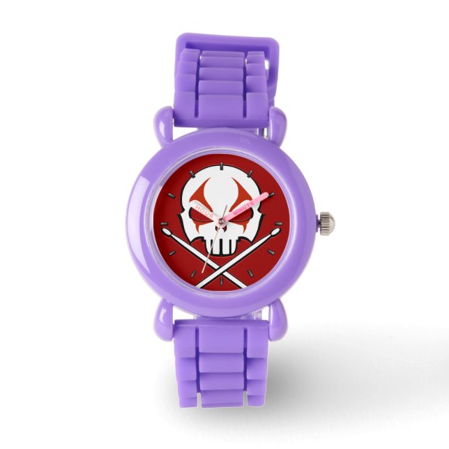 Reloj de pulsera de tambor Metalizado pesado de Ro (Anverso)