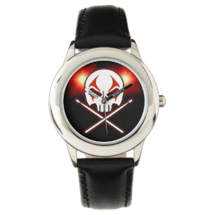 Reloj de pulsera de tambor Metalizado pesado de Ro