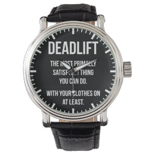 Reloj De Pulsera Deadlift - gimnasio divertido Meme - entrenamiento