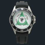 Reloj De Pulsera Declaración de logotipo comercial deportivo<br><div class="desc">Este reloj de personalizable, deportivo, con logotipo para pequeñas empresas es el accesorio perfecto para cualquier empresario que desee hacer una declaración. Este elegante y elegante reloj cuenta con una cara atrevida que se puede personalizar con su propio logo comercial. Este reloj no es sólo un reloj funcional, es una...</div>