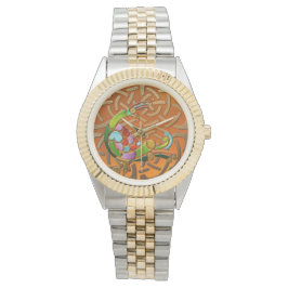 Reloj De Pulsera Deco celta de pavo real