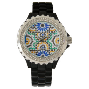Reloj De Pulsera Decoración de azulejos en el Palacio de Bahia