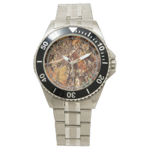 Reloj De Pulsera Decoración de pintura de camuflaje de la naturalez
