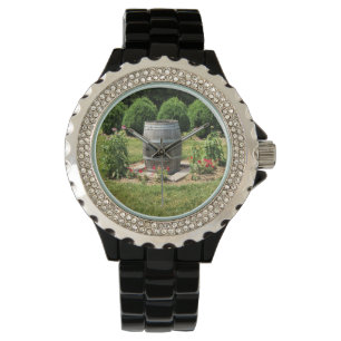 Reloj De Pulsera Decoración del Jardín del Barril del Vino, Chateau
