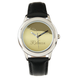 Reloj De Pulsera Decoración metalizado de oro de lujo sobre oro mil