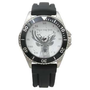 Reloj De Pulsera Deer Stag Antlers Vigilancia de la Naturaleza de l