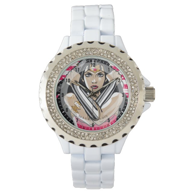 Reloj De Pulsera Defender a la mujer maravilla - Plantilla (Anverso)
