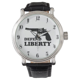 Reloj De Pulsera Defender la libertad
