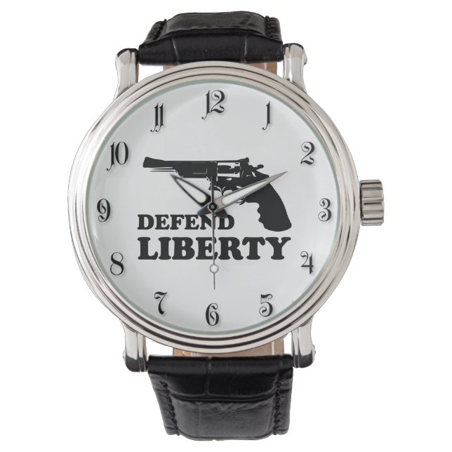 Reloj De Pulsera Defender la libertad (Anverso)