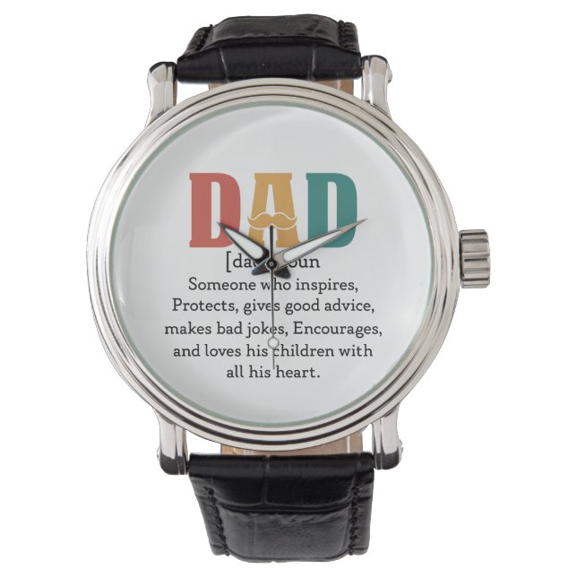 Reloj De Pulsera Definición de padre (Anverso)