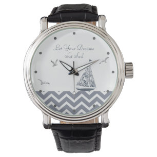 Reloj De Pulsera "Deja que tus sueños naveguen"